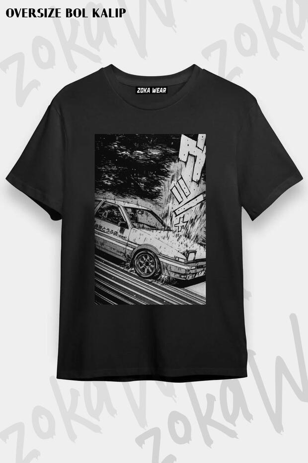 تي شيرت تويوتا Ae86 Drifting مطبوع للجنسين