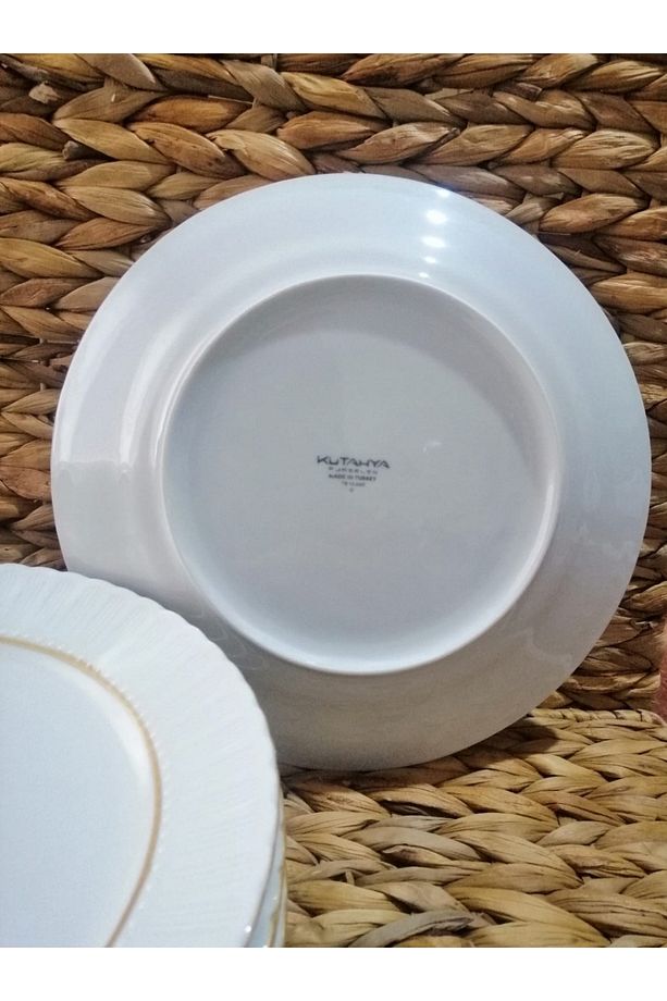 MORMAVİ  PORSELEN MAT YALDIZLI 6 ADET 24 CM SERVİS TABAK - 2