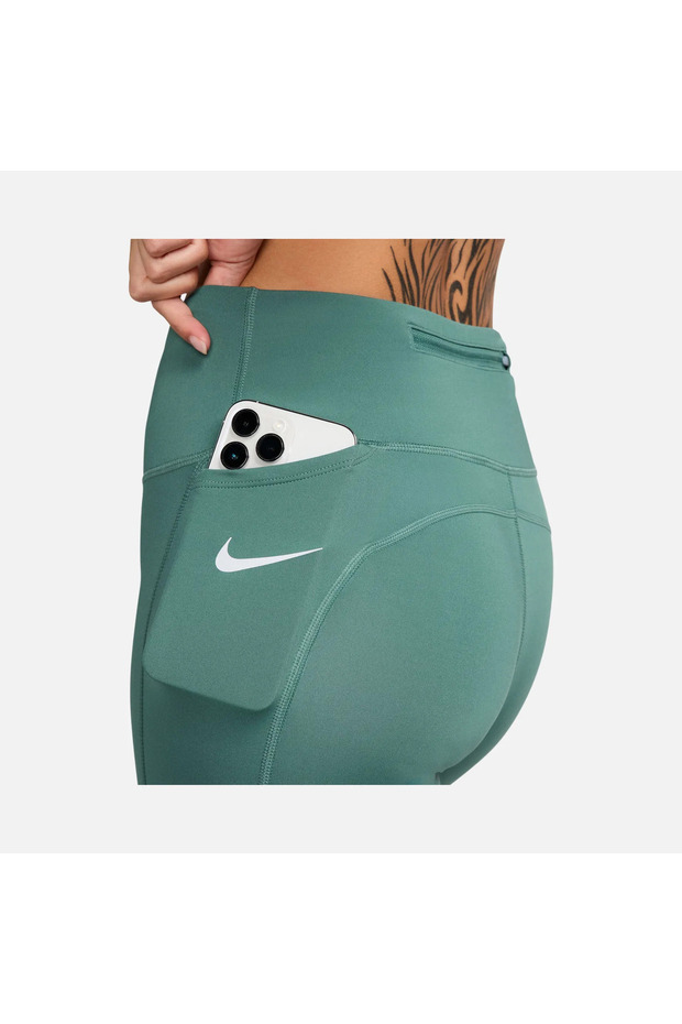 Dri-Fit Fast Damskie zielone legginsy sportowe cz9240 - 3