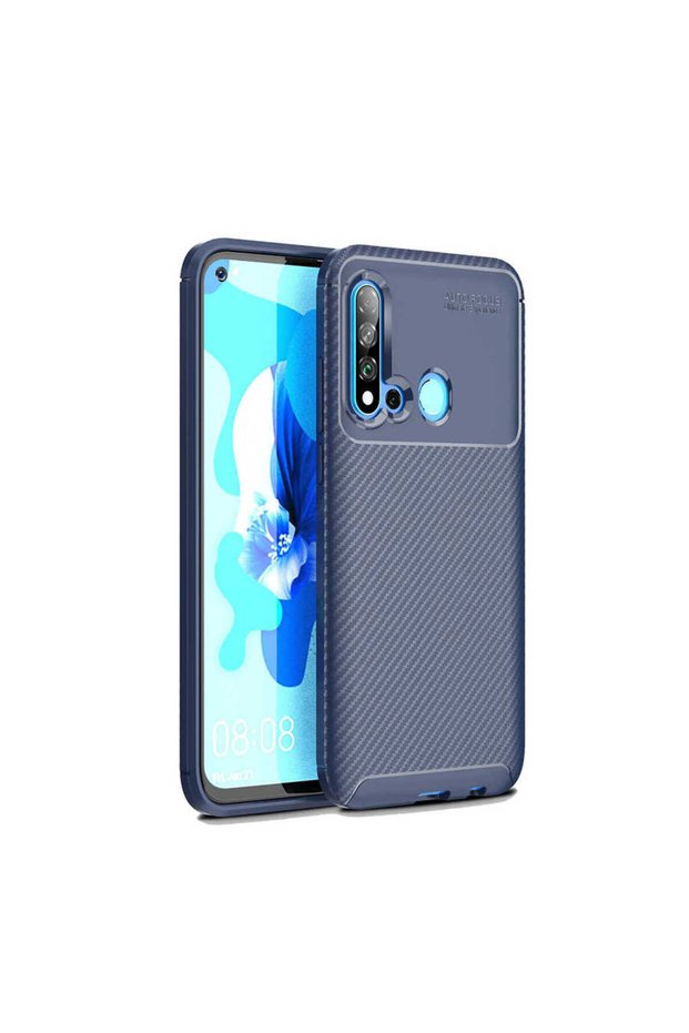 Huawei P20 Lite 2019 Case Carbon Fiber Look Ultra Thin Lux Autofocus Cover