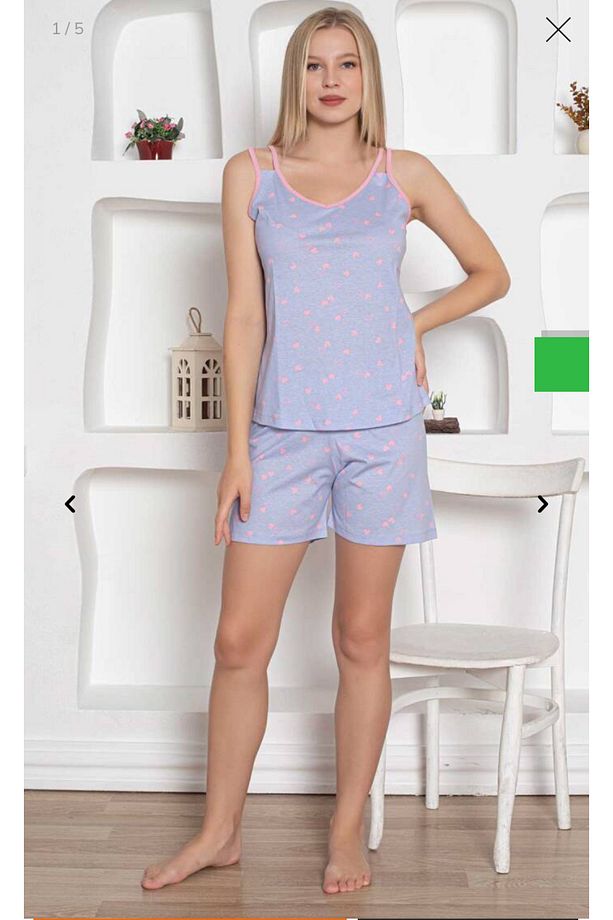 Alimer Şortlu Pijama Takımı - 2