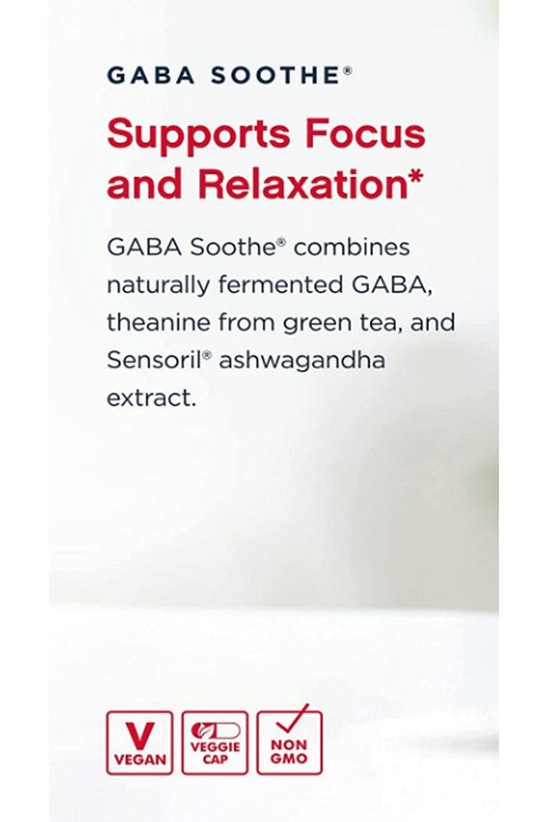 Gaba Soothe L-theanine, 30 Veggie Capsules.usa Menşei.3744 - 6