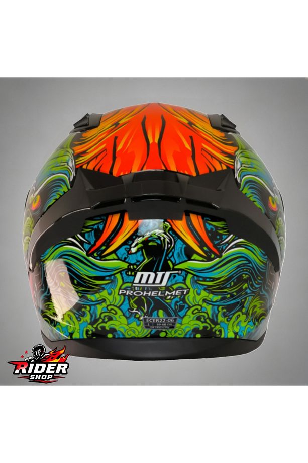 M801 Azure Ful Face Kask - 2