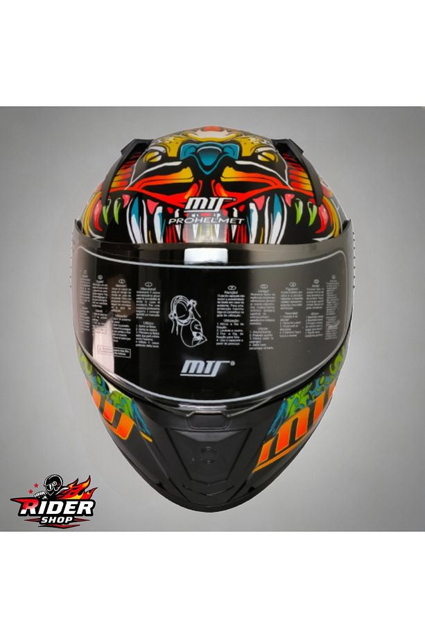 M801 Azure Ful Face Kask - 3