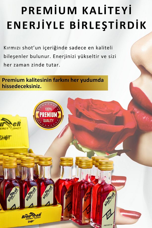 The Brouzzer Shot Içecek 20ML - 12'Lİ EKONOMİK SET Erkekler Için Düşük Kalorili ve Performans Artışı - 4
