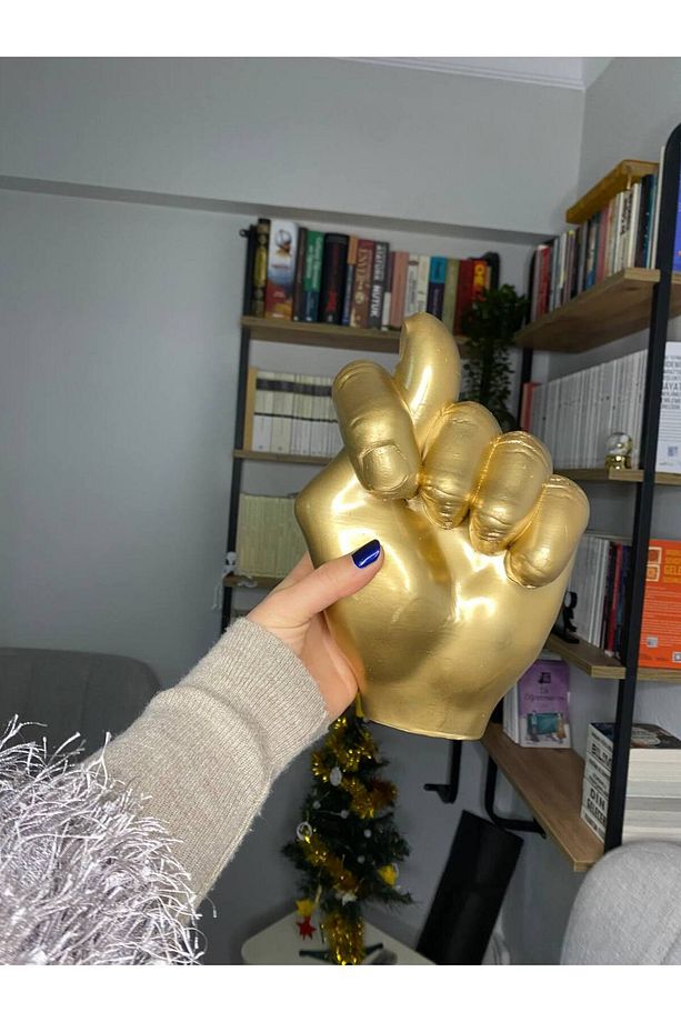 Dev Nah Dekoru - Komik Dekoratif Biblo 25 cm Renkli El Şakası - 3
