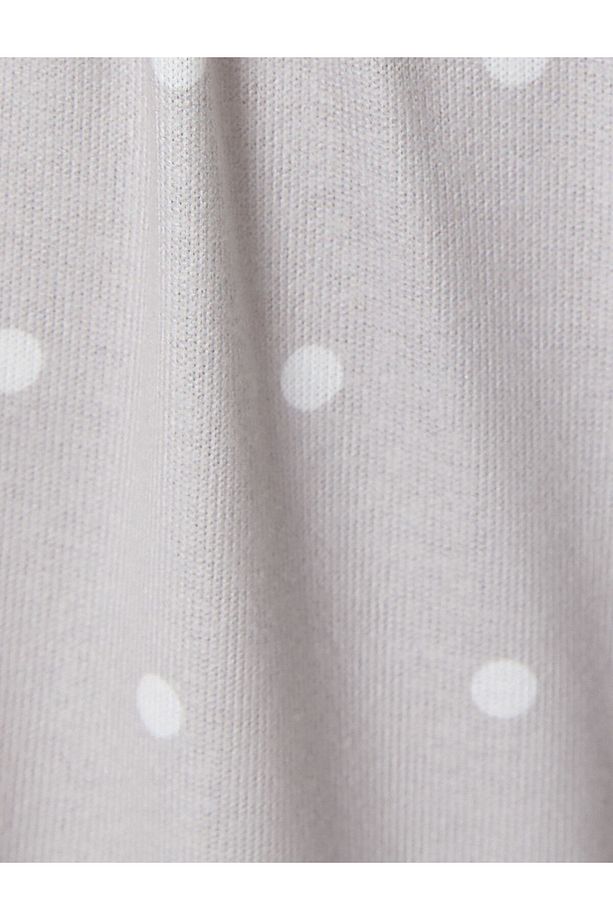 Pijama Altı Şort Beli Lastikli Puantiyeli - 6