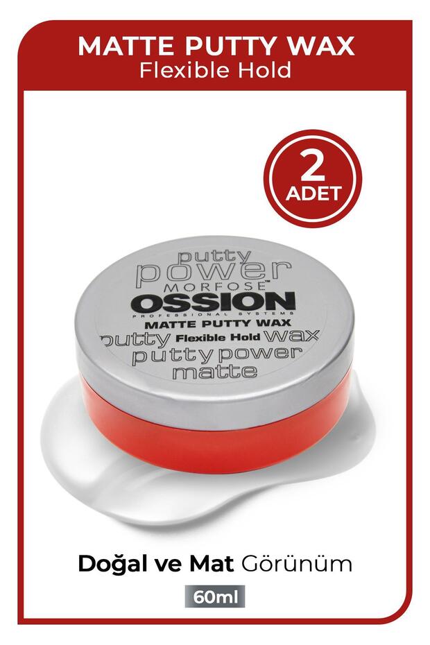 Ossion Putty Wax 60 ml 2 Adet - 1