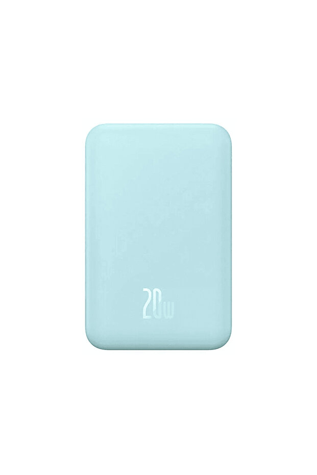 Magsafe Mini Wireless 5.000 mAh 20W Taşınabilir Şarj Cihazı Mavi
