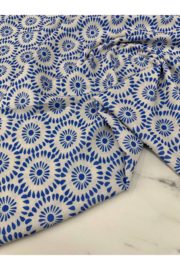 Java Desen Elbiselik Pantolonluk Keten Kumaş Ürünümüz Adet Olarak Satılır 1 Adet 1 Metre - 2