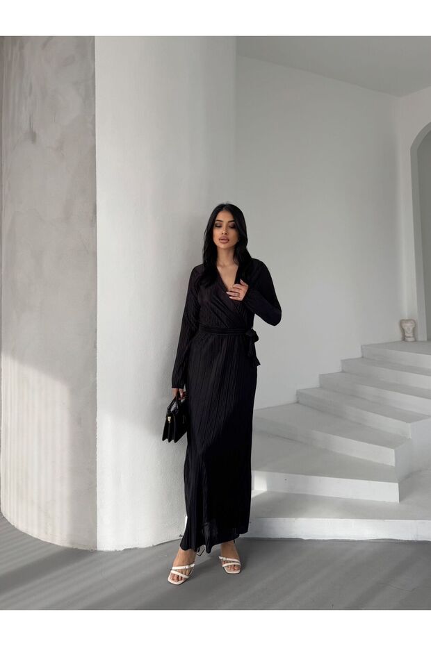 140 CM Piliseli Elbise - 3