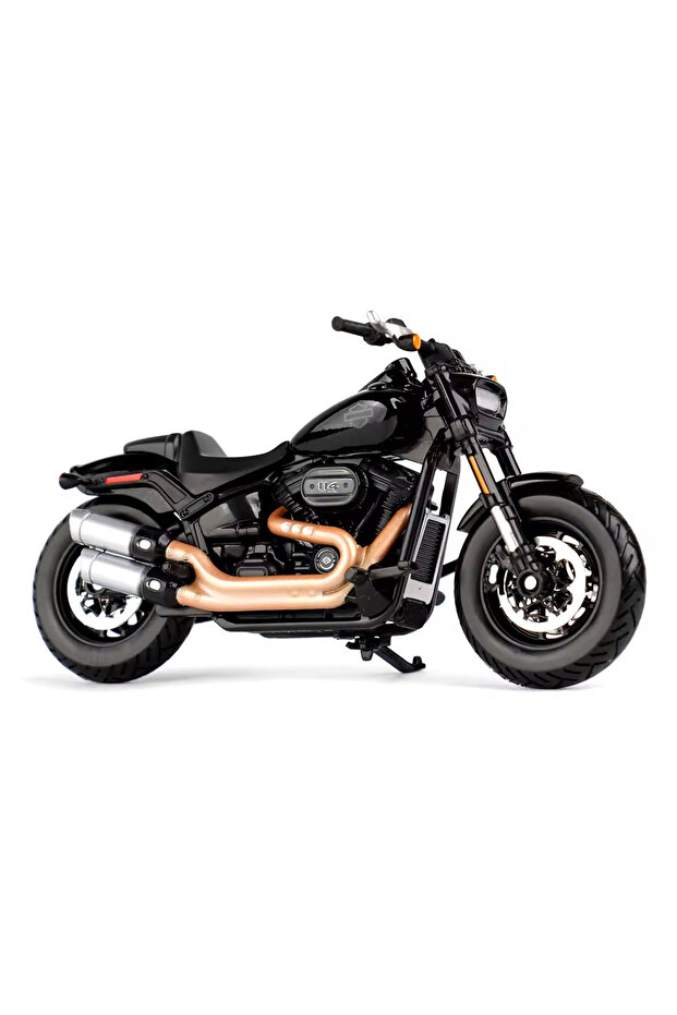 Harley Davidson 2022 Fat Bob 114 Black 1:18 Model Motorcycle 31360
