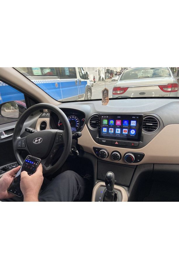 Hyundai I10 2014-16 Android Carplay Multimedya Kamera 2/32 - 1