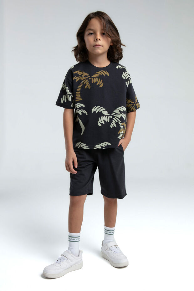 بدلة برمودا أنثراسايت للأولاد - 1