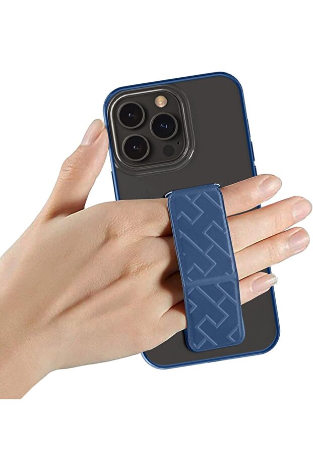 حافظة حامل قبضة - أزرق - آيفون 14 برو - 2