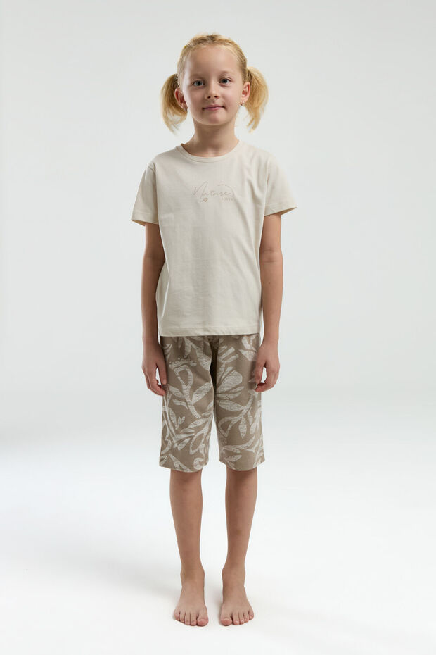 Devojčin krem kapri set - 2