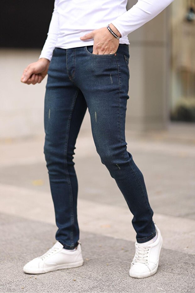 Skinny Fit Lycra Green Tint Nails - 3