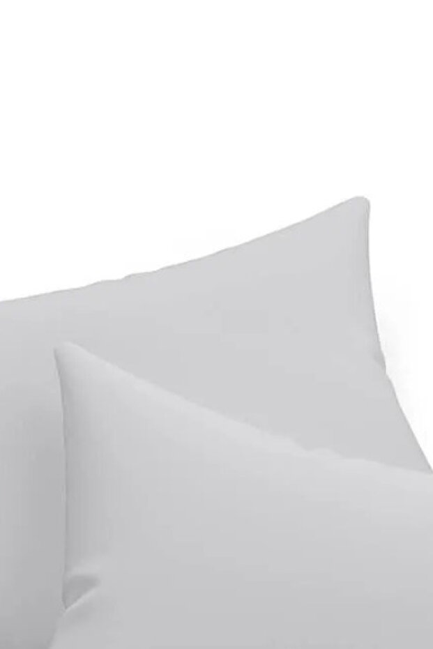 2li Yastık Kılıfı Solid Gri - 3