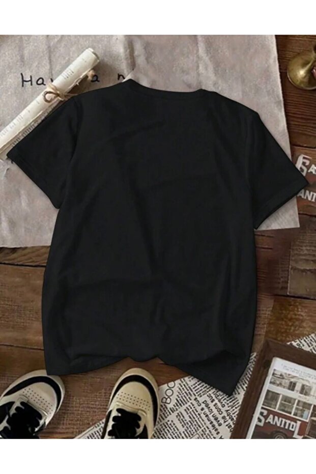 Mini Butterflies Printed Basic T-Shirt - 2