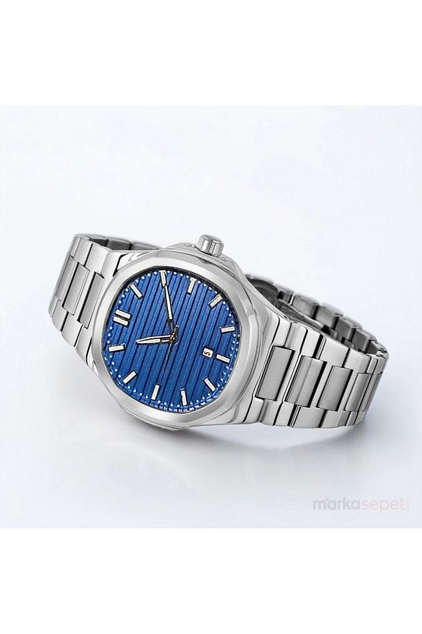 Patek Tasarım Geometrik Model Takvimli Lüks Kol Saati - 2