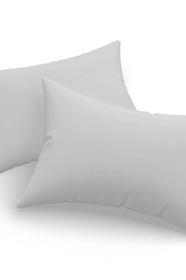 2li Yastık Kılıfı Solid Gri - 6