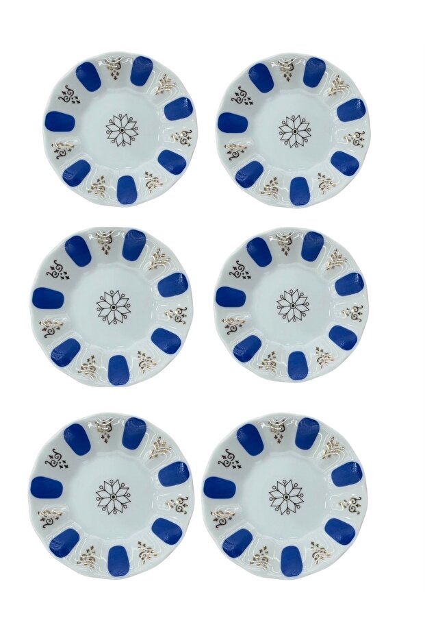 Porcelain Acem Tea Plate for 6 People