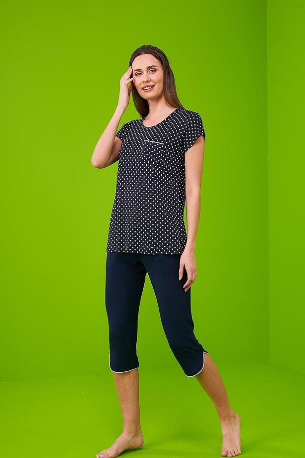 Pjs 23195 Kadın Kapri Pijama Takımı - 3