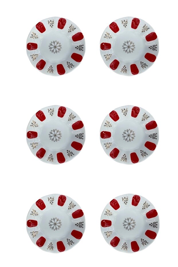 Porcelain Acem Tea Plate for 6 People