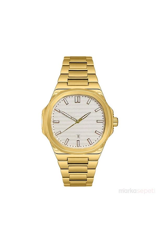 Patek Tasarım Geometrik Model Takvimli Lüks Kol Saati - 1