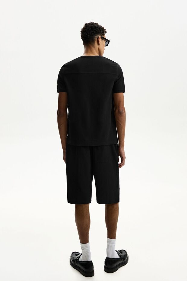 Dokulu bermuda şort - 2