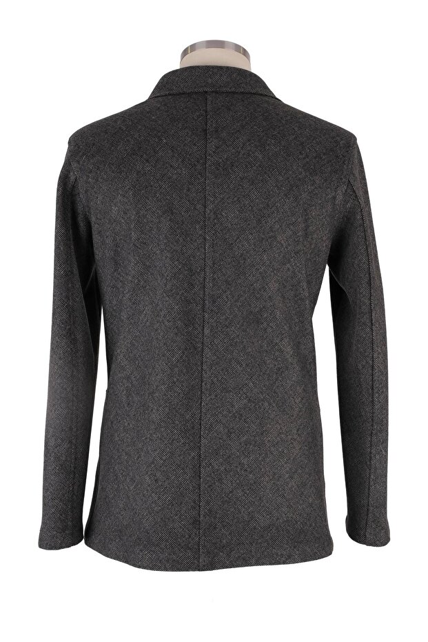 Astarsız Dış Cep Ceket - 5