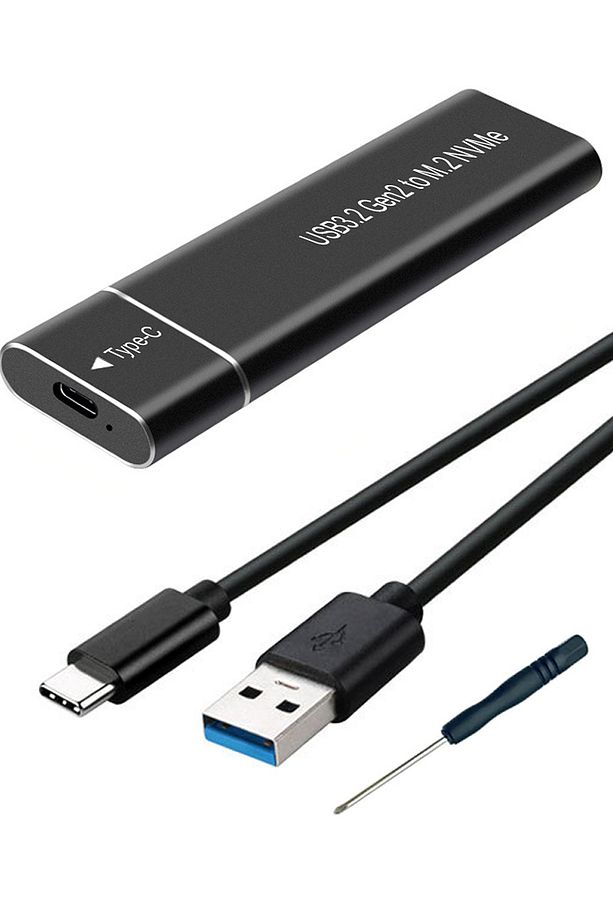 M.2 Nvme Ssd Type C Usb 3.2 Gen 2 10 Gbps Hard Disk Kutusu - 1