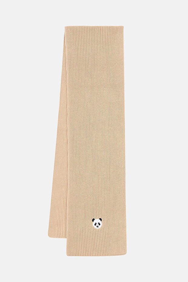 Panda Atkı - Ekru - 2