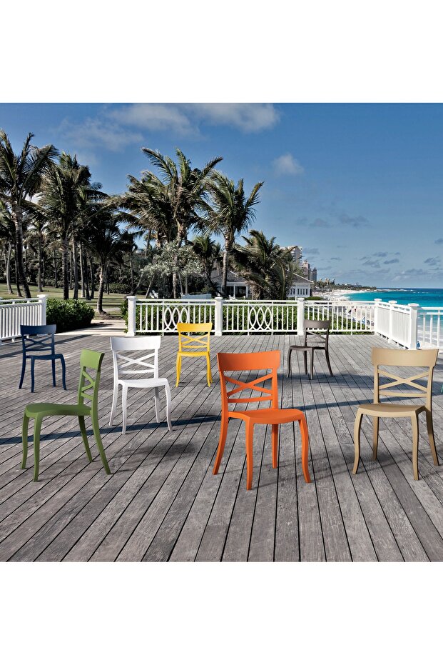 X'Sera-S Sandalye - Yeşil - 5