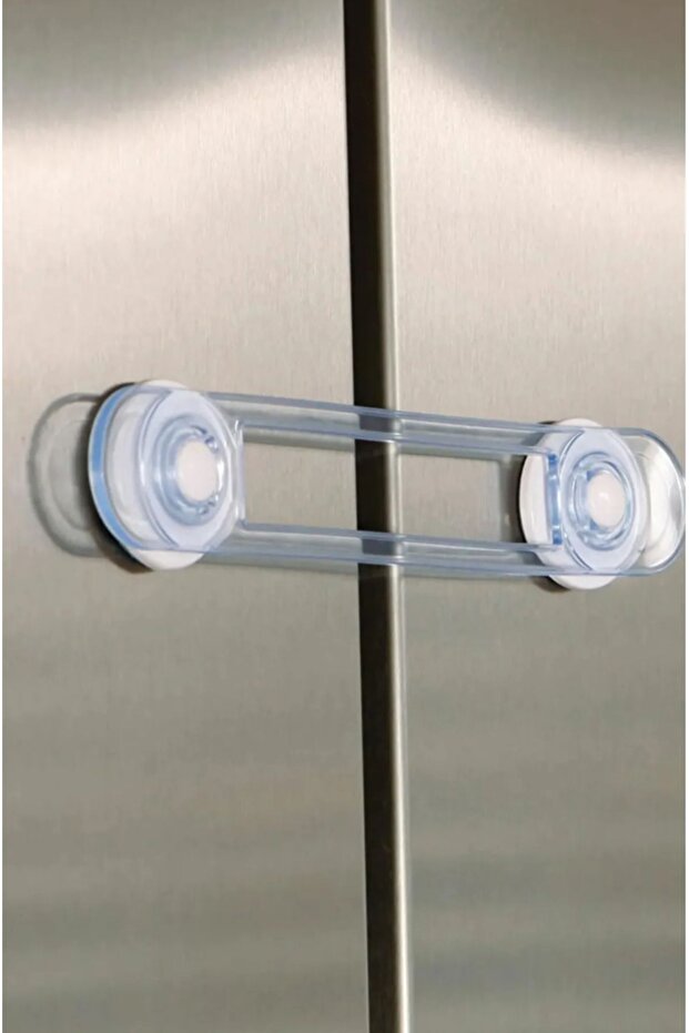 2Pcs Clear Design Lock and Drawer Cabinet for Child Protection