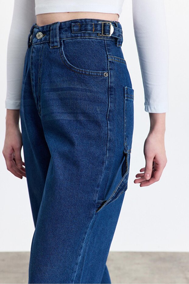 0606 Model Intermediate Blue Palazzo Jean - 4