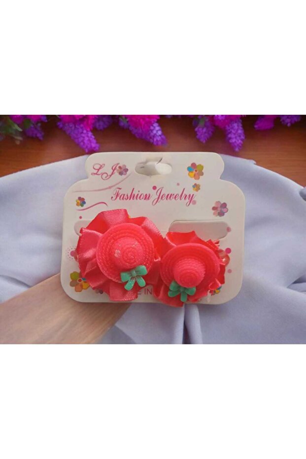 Patterned Hat - Tie-Up Buckle - 1