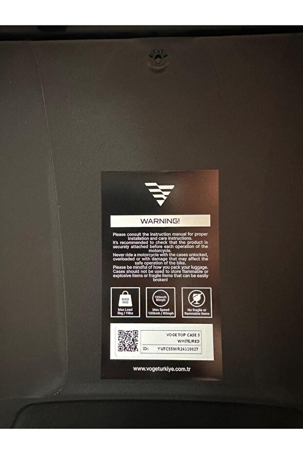 Black/ Red Topcase 37 LT - 3