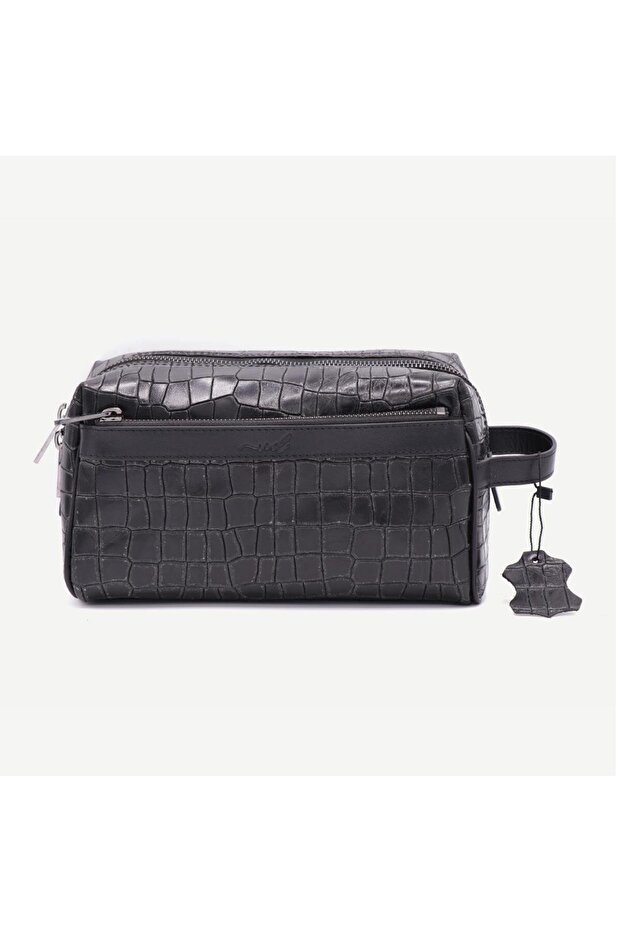 Uderra Men's Genuine Leather Black Handbag - S2Et0225