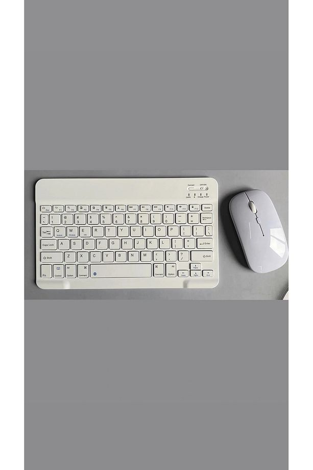 Honor Pad X8A Uyumlu Standlı Tablet Kılıf + Bluetooth Klavye Mouse Set - 4