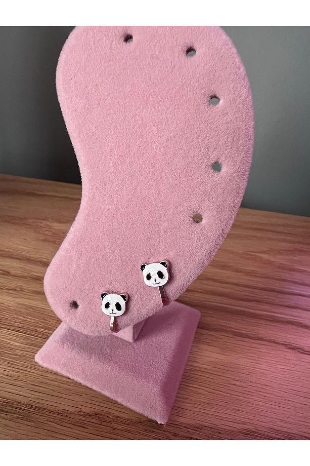 Panda Model Mıknatıslı Çocuk Küpesi - 3