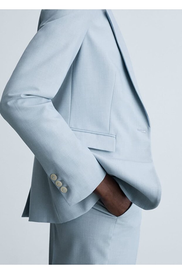 Bedene oturan blazer ceket - 7