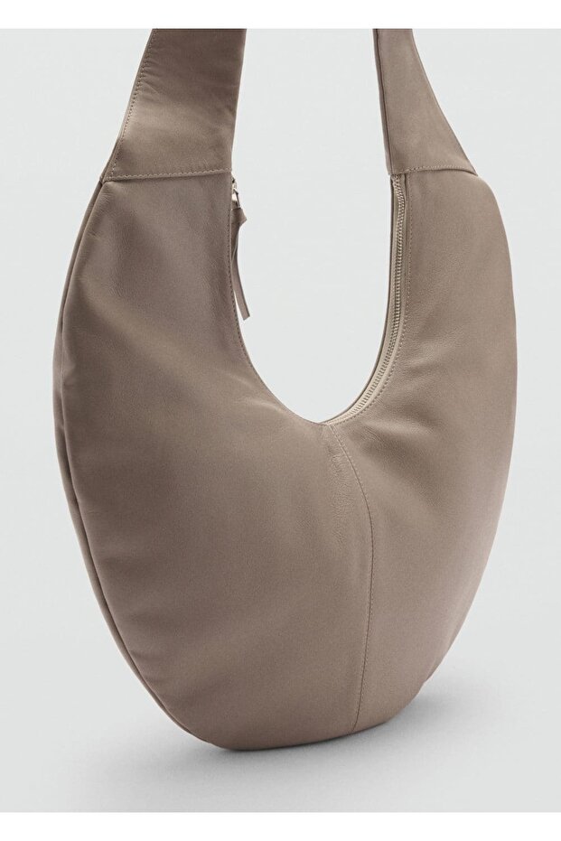 Yarım ay deri çanta - 1