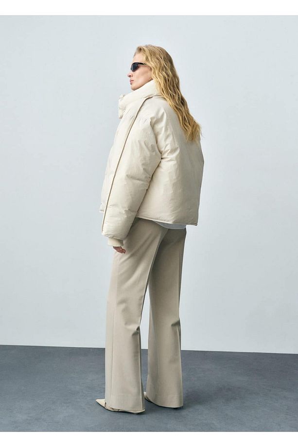 Kapitone crop anorak - 4