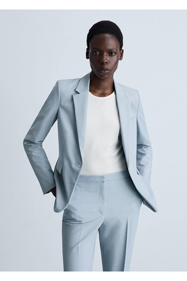 Bedene oturan blazer ceket - 1