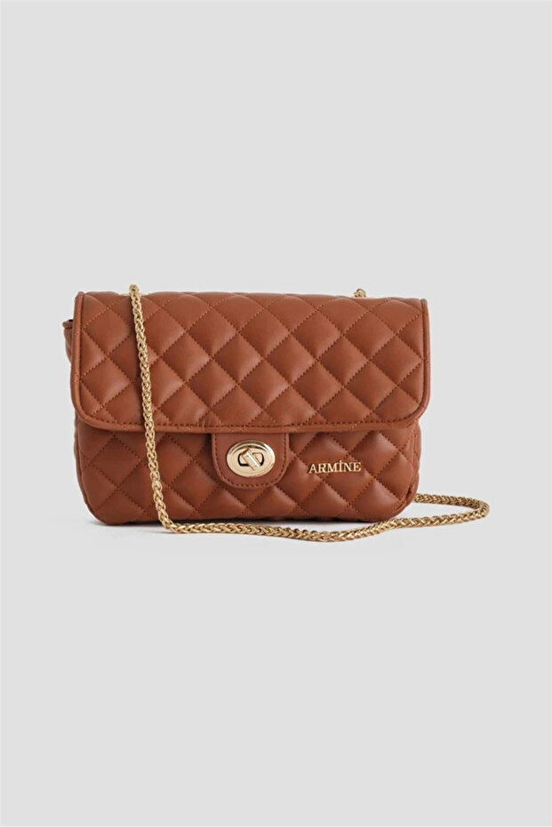 Kadın Taba Zincirli Orta Boy Omuz Çantası 310 - 1