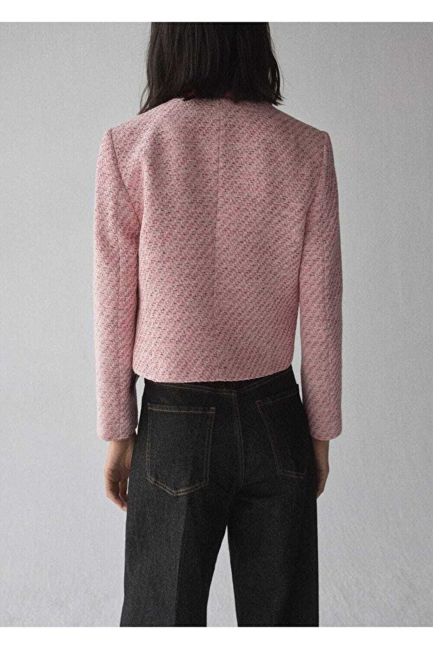 Fitted tüvit ceket - 4