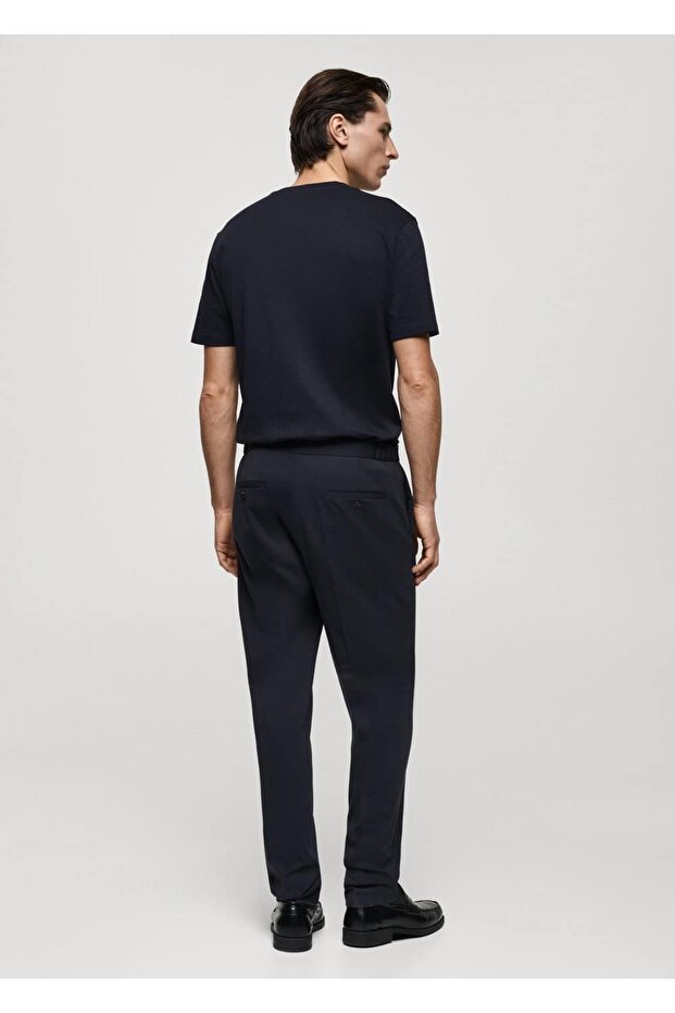 Regular kesim %100 pamuklu tişört - 4