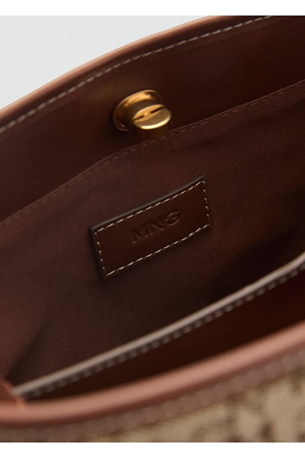 Logo desenli shopper çanta - 4
