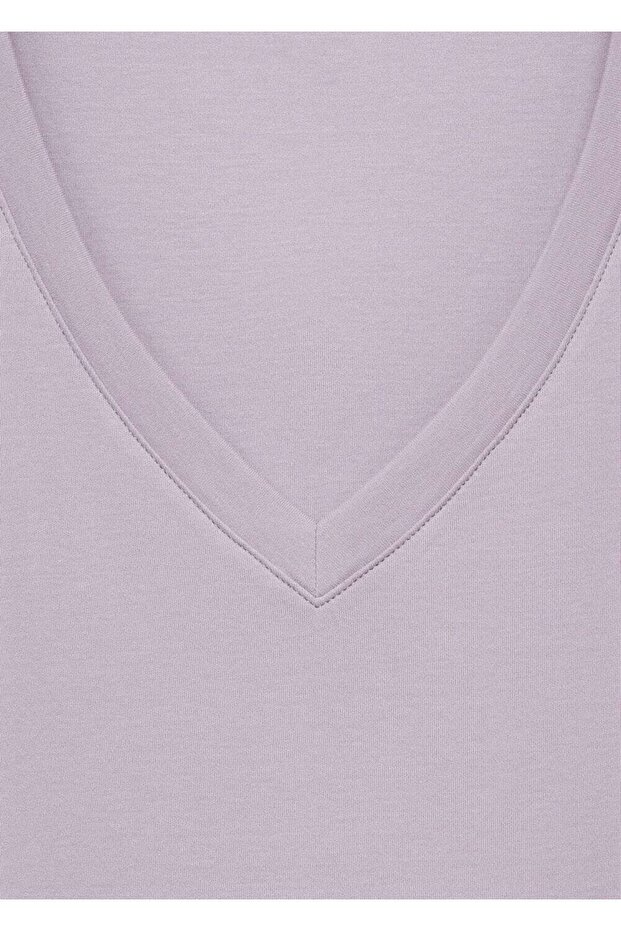 Pamuklu düz tasarım gecelik - 7